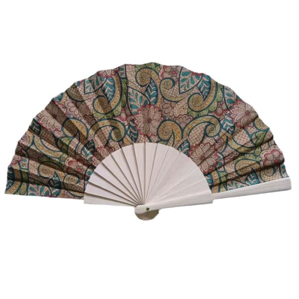 Personalized Wood Hand Fans - Custom Printing Decoration - Image 5