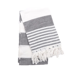 Custom Quick-Dry Turkish Bath Robe - Striped Cotton Beach Towel