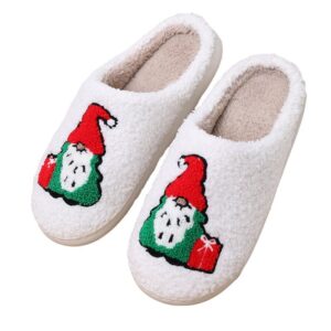 Halloween Embroidered Slippers - Non-Slip Velvet