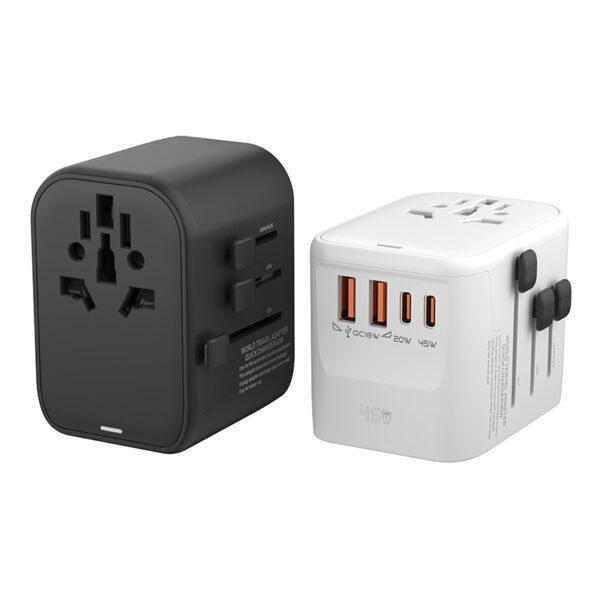 65W GaN Travel Charger - Universal Plug Adapter