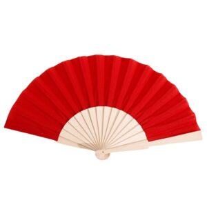 Wholesale 23cm Original Wood & Cloth Hand Fan