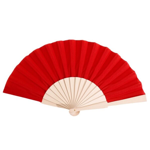 Wholesale 23cm Original Wood & Cloth Hand Fan