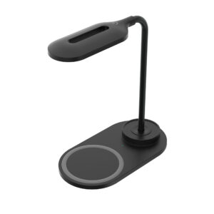 10W Wireless Charging LED Desk Lamp - Calendar Alarm Clock