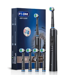 360° Rotating Sonic Electric Toothbrush - USB Rechargeable