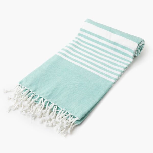 Custom Quick-Dry Turkish Bath Robe - Striped Cotton Beach Towel - Image 4