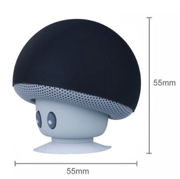 Mini Wireless Speaker - Silicone, 3W, Super Bass, Suction Cup - Image 3