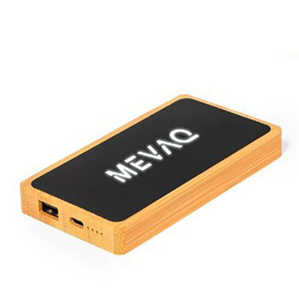 Logo Light Bamboo Charger - New Style Wireless Phone Charger - Image 3