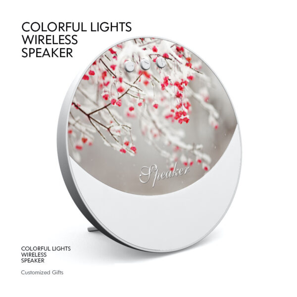 Portable Bluetooth Speaker - Smart Table Lamp, LED Light, Alarm Clock - Image 2