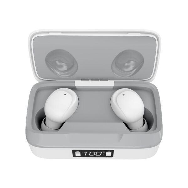 Wireless BT Headset - Long Battery Life, Ear-mounted Digital Display