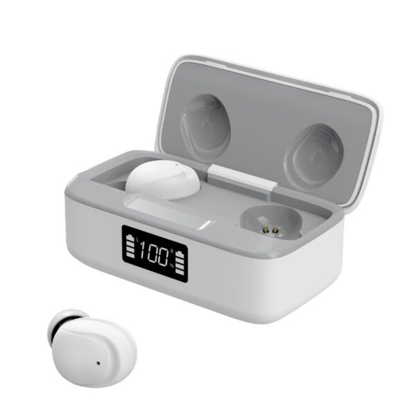 Wireless BT Headset - Long Battery Life, Ear-mounted Digital Display - Image 2