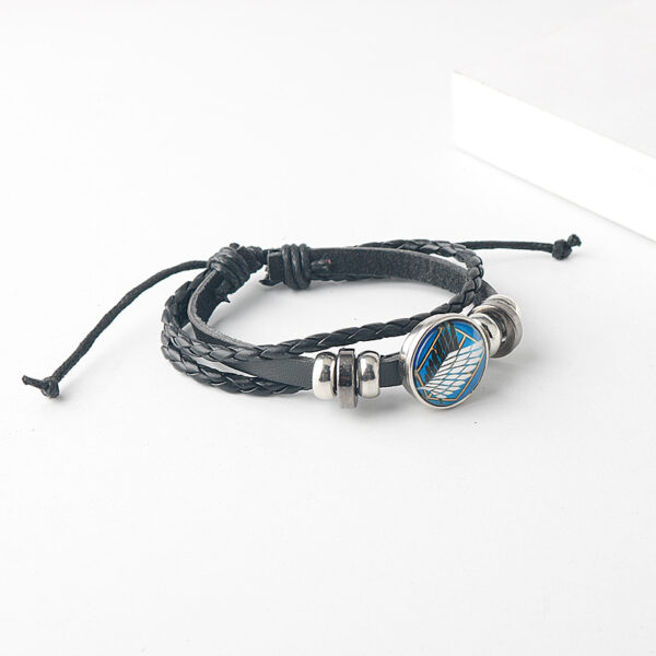 Giant Wings of Freedom Bracelet - Multi-layer Woven Leather Rope - Image 5