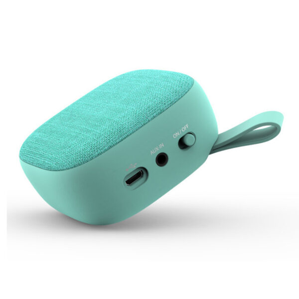 Mini Fabric Speaker - Wireless Stereo Woofer, AUX Support - Image 3