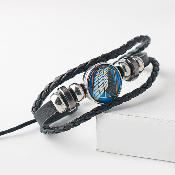 Giant Wings of Freedom Bracelet - Multi-layer Woven Leather Rope - Image 4