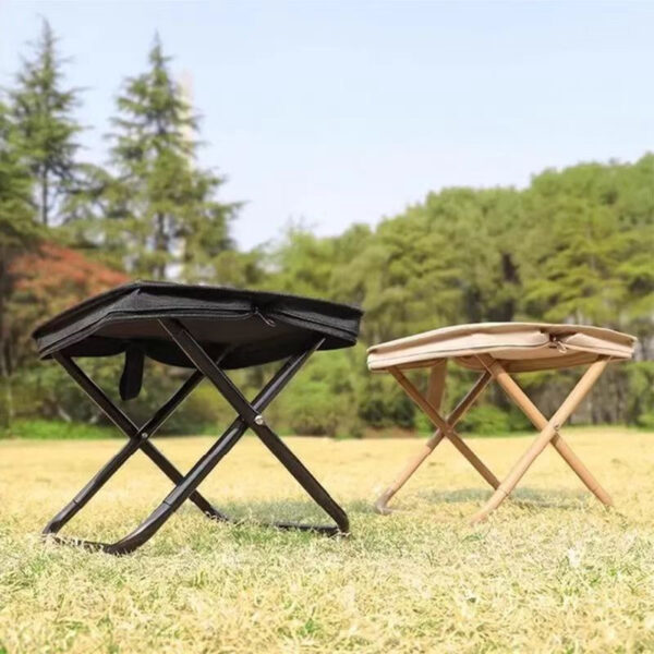 Portable Folding Chair - Outdoor, Stainless Steel, Camping, Fishing - Image 4