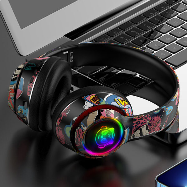 L750 3-in-1 RGB Gaming Headset - Wireless, Noise Reduction, Black - Image 5