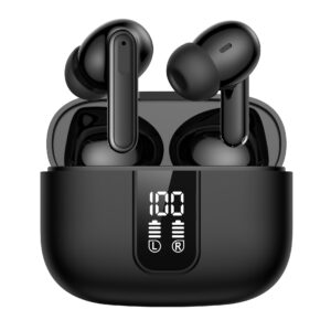 True Wireless Earbuds - Bluetooth 5.3, ENC Noise Cancelling, Gaming