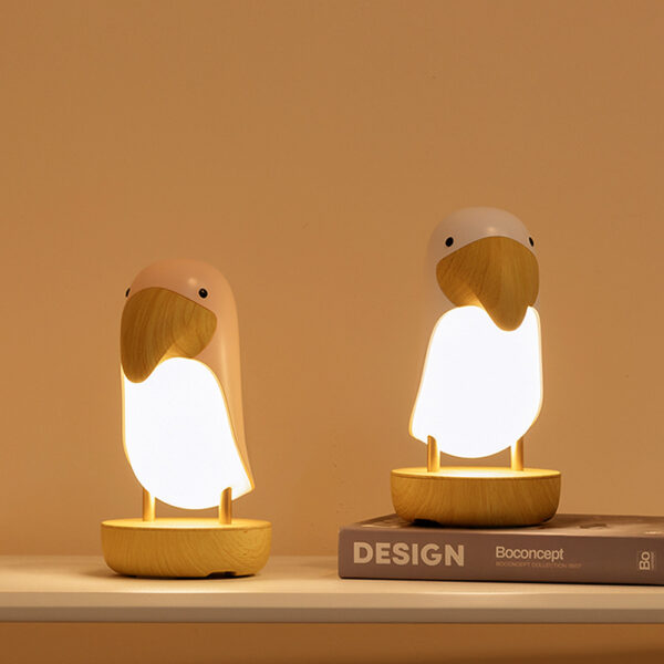 LED Toucan Bird Night Light - USB Rechargeable, Bedroom Decor - Image 4