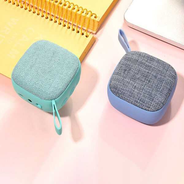 Mini Fabric Speaker - Wireless Stereo Woofer, AUX Support - Image 5