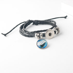 Giant Wings of Freedom Bracelet - Multi-layer Woven Leather Rope