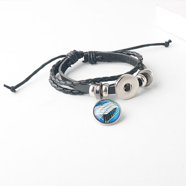 Giant Wings of Freedom Bracelet - Multi-layer Woven Leather Rope