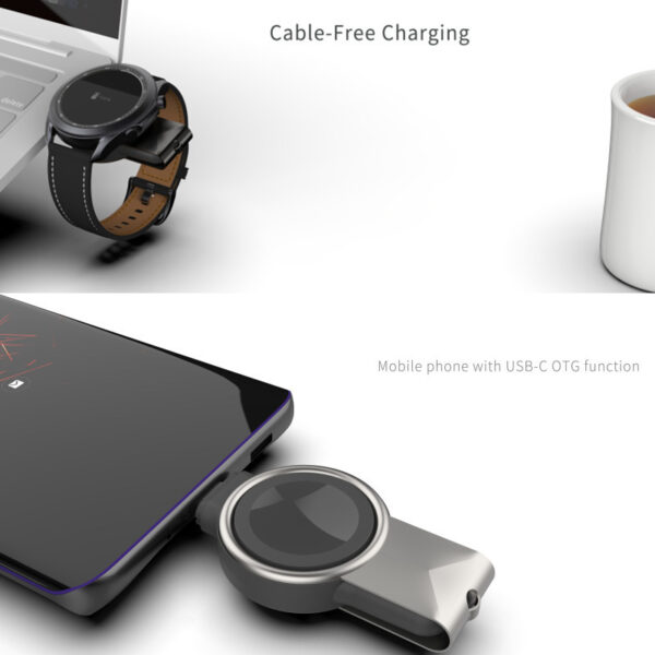 Mini Keychain PD Smart Watch Charger - USB-C Wireless - Image 3