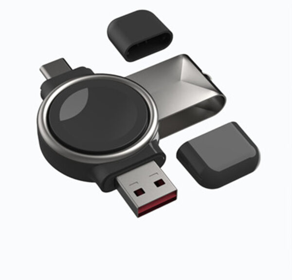 Mini Keychain PD Smart Watch Charger - USB-C Wireless - Image 2