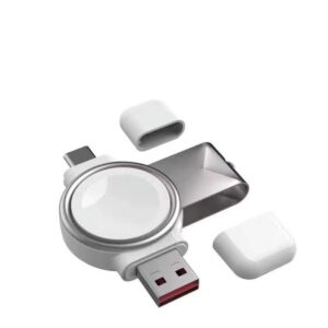 Mini Keychain PD Smart Watch Charger - USB-C Wireless