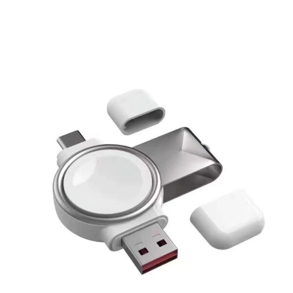 Mini Keychain PD Smart Watch Charger - USB-C Wireless