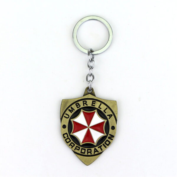 Game Series Accessories Metal Resident Evil 8 Logo Car Keychain - Image 5