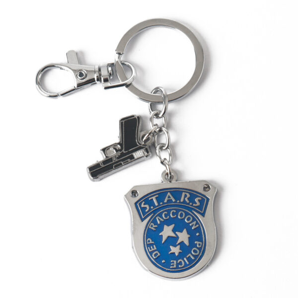 Game Series Accessories Metal Resident Evil 8 Logo Car Keychain - Image 4