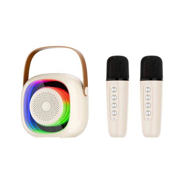 Portable Mini Karaoke Machine - RGB Speaker, Wireless Mic - Image 5