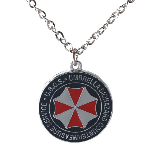 Game Series Accessories Metal Resident Evil 8 Logo Car Keychain