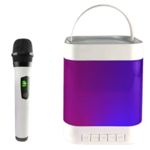 Heavy Subwoofer Bluetooth Speaker with Mic & Light - Smart Home Audio